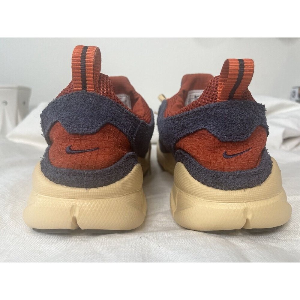 *SOLD* Nike Free Run Trail Sz 11 Thunder Blue/Orange-Cinnabar (CW5814-400) Men’s - Picture 3 of 5